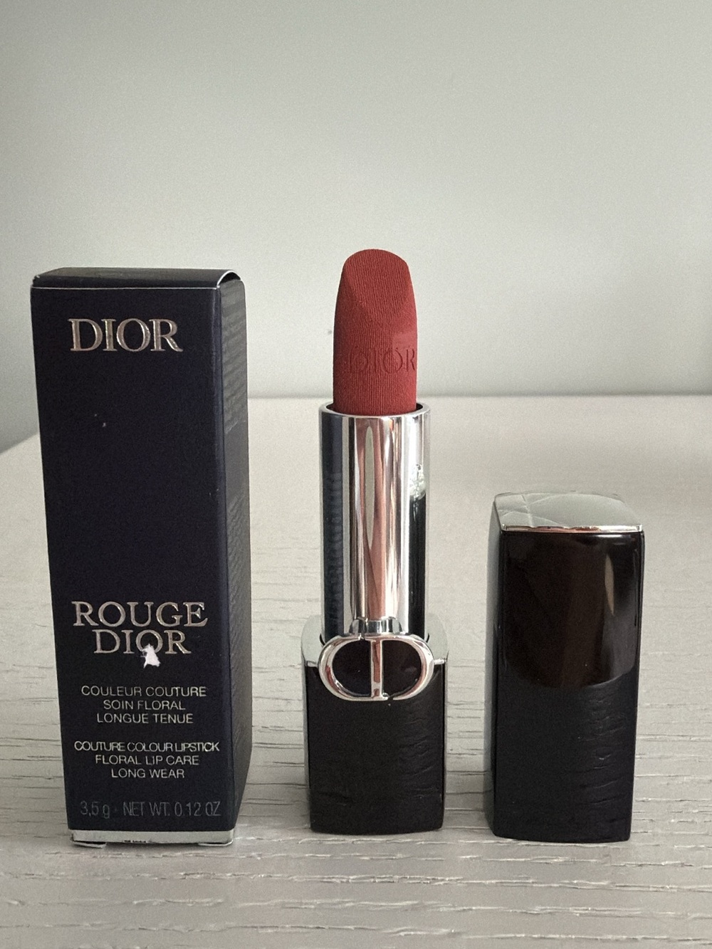 Dior Rouge Dior lipstick in shade 724 Tendresse Velvet
